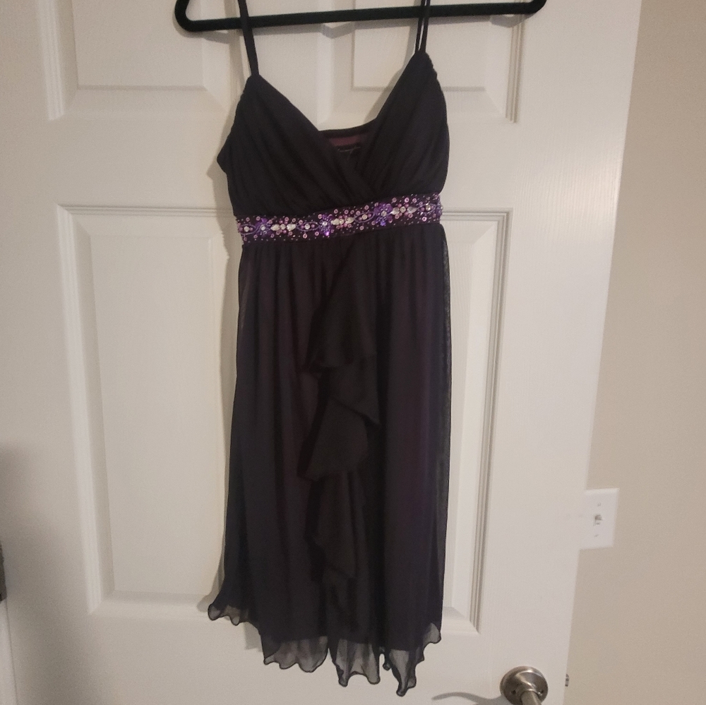 Dark Purple/plum homecoming dress